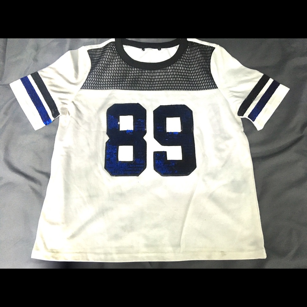 Women bling embellished top